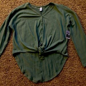 Just be button down cardigan wear 2 ways, soft, lightweight, sz L